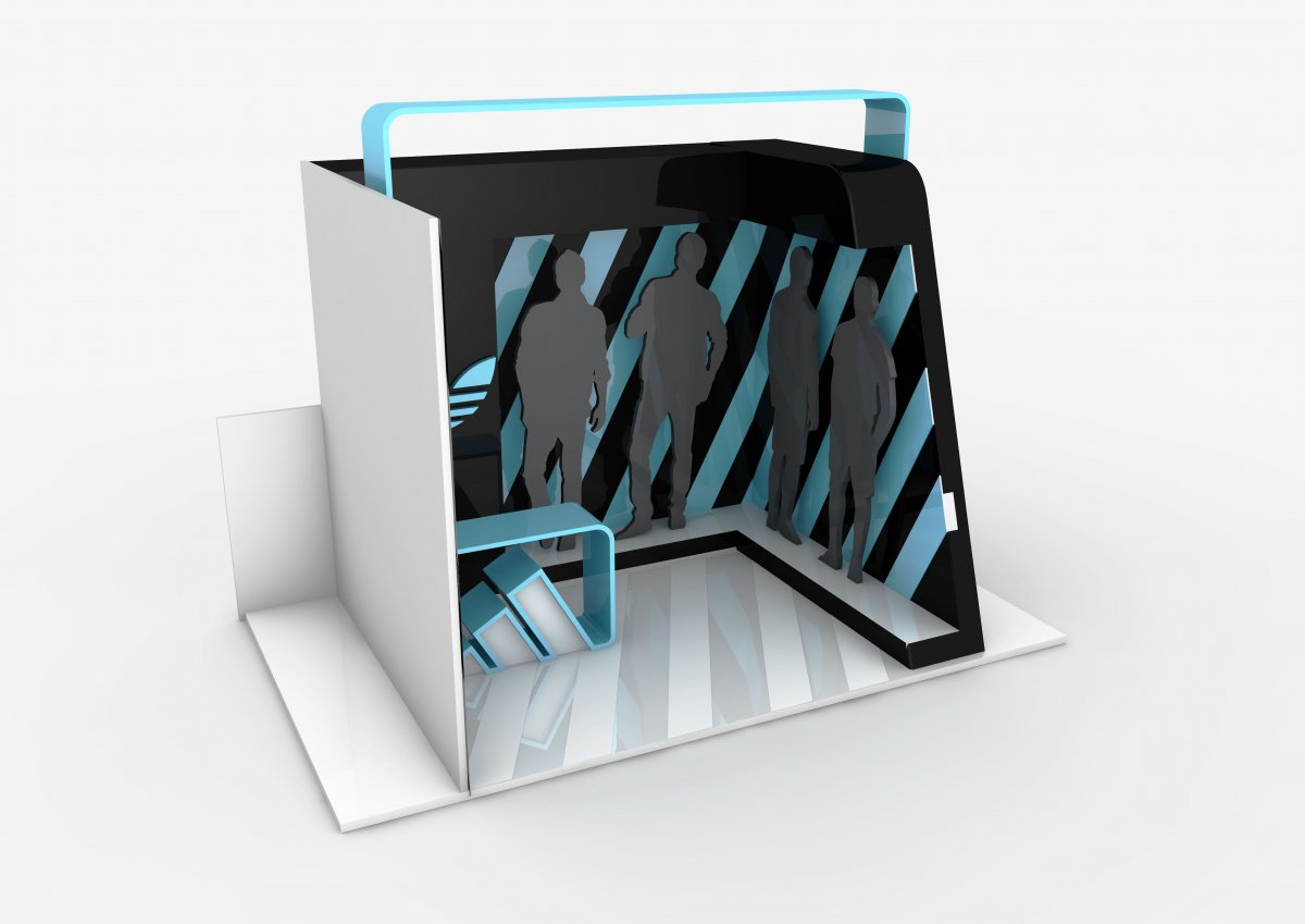 Adidas stand tasarımı - Vedat ŞEKER