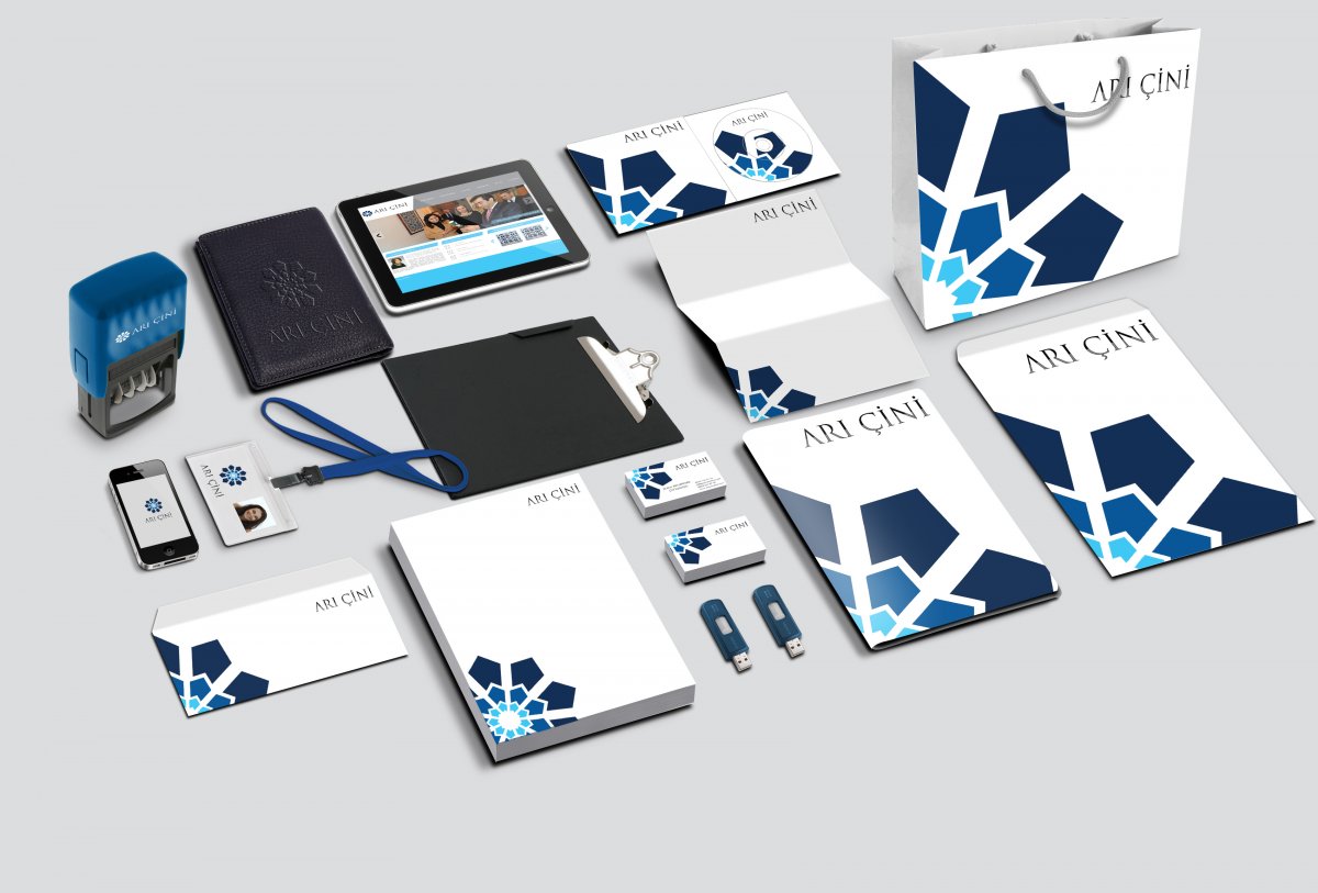 Arı Çini kurumsal kimlik klavuzu, logo tasarımı | Vedat ŞEKER