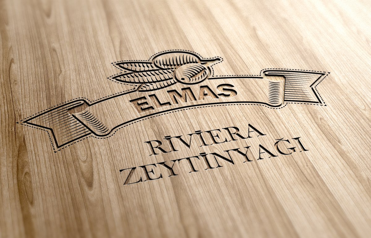 Elmas zeytin yağları logo çalışması | Vedat ŞEKER