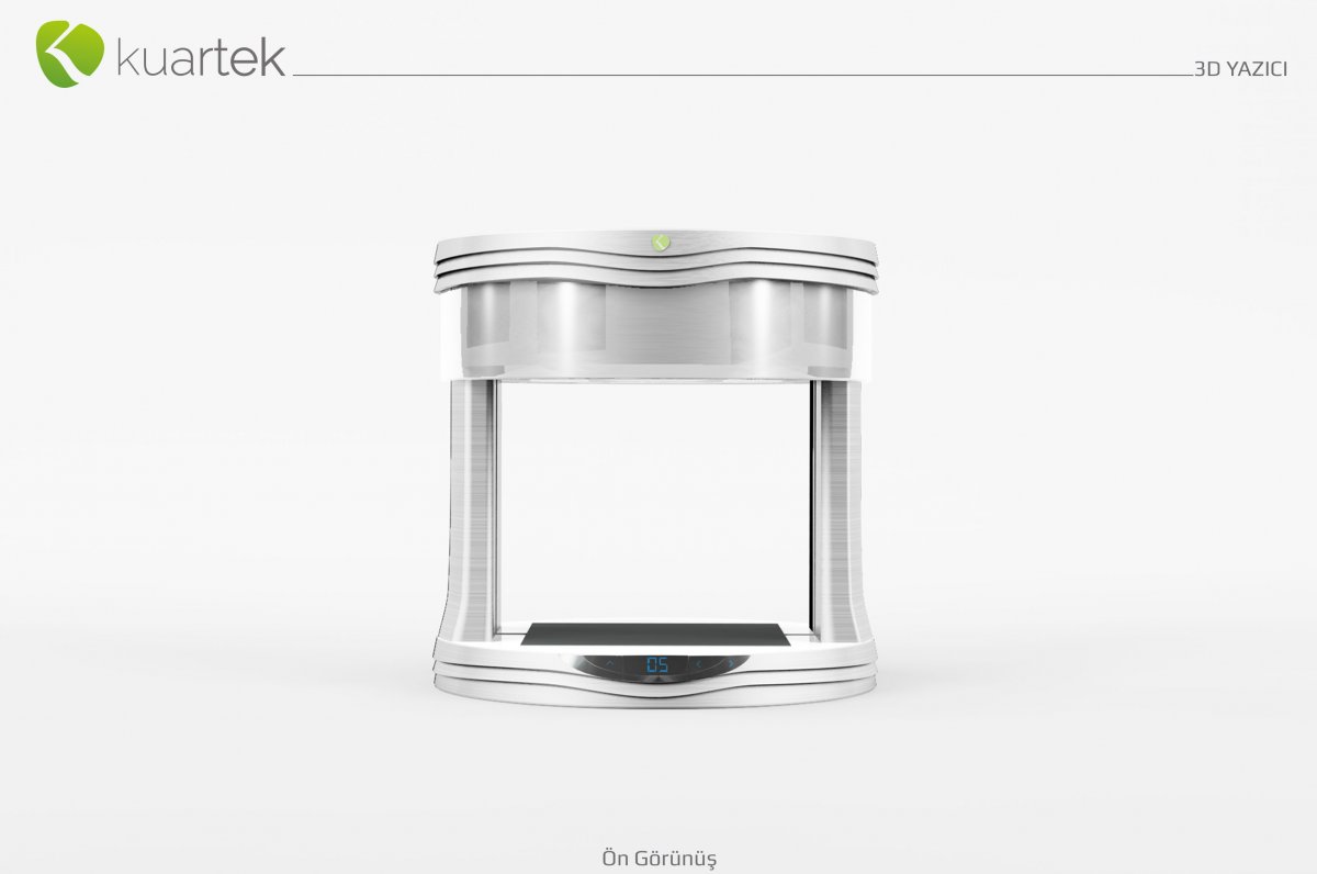 Kuartek proje tasarım 3d printer, endüstriyel tasarım | Vedat ŞEKER